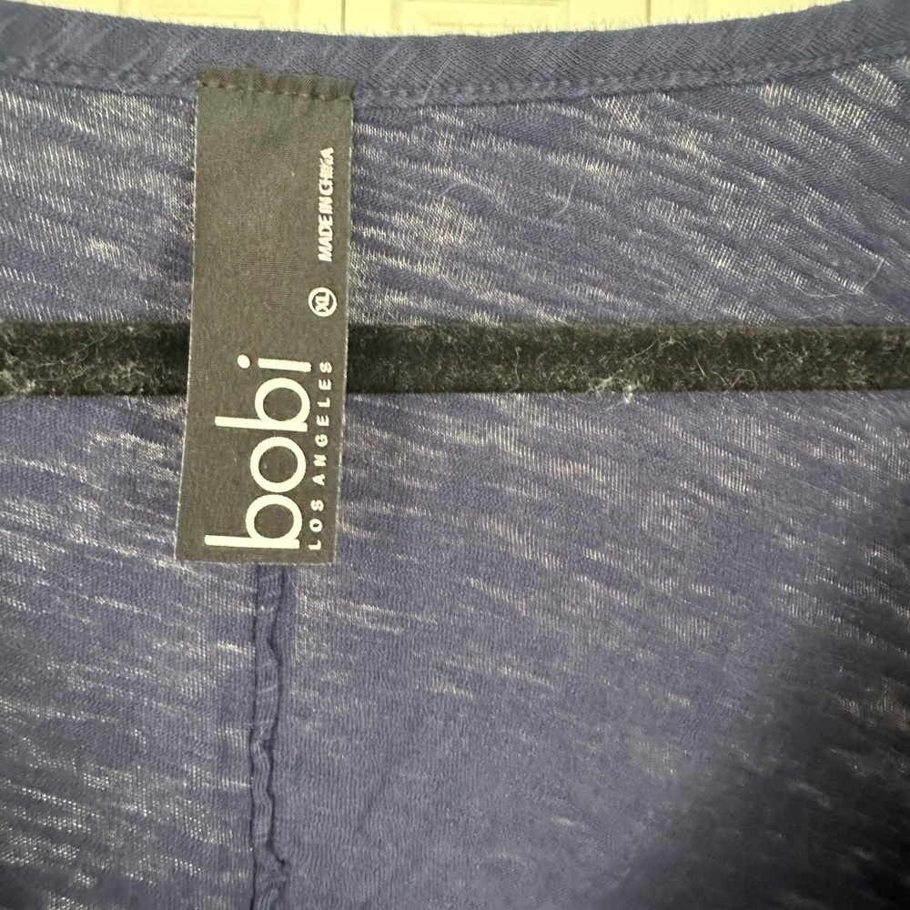 Bobi Heathered Blue Dress - Picture 4 of 6